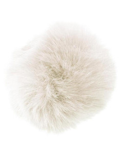 Faux fur pompom 10 cm - Nature
