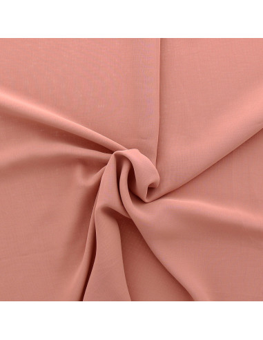 Dark old rose chiffon fabric