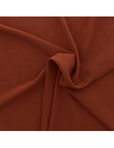 Chiffon fabric - Rust