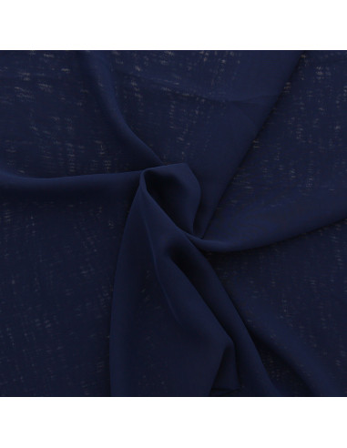 Chiffon fabric - Navy blue
