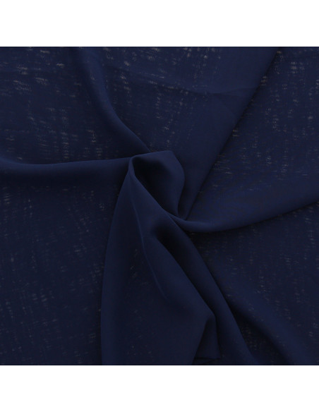 Chiffon fabric - Navy blue