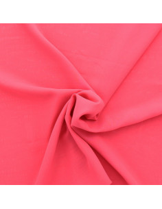 Chiffon fabric - Coral pink
