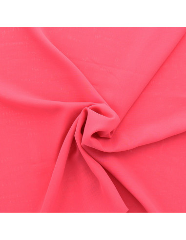 Chiffon fabric - Coral pink