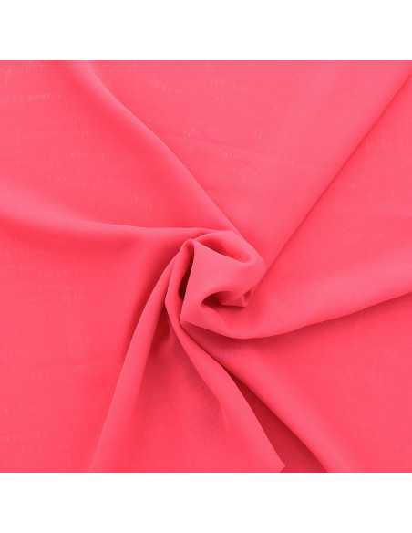 Chiffon fabric - Coral pink