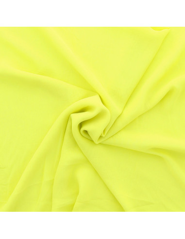 Chiffon fabric - Lemon yellow