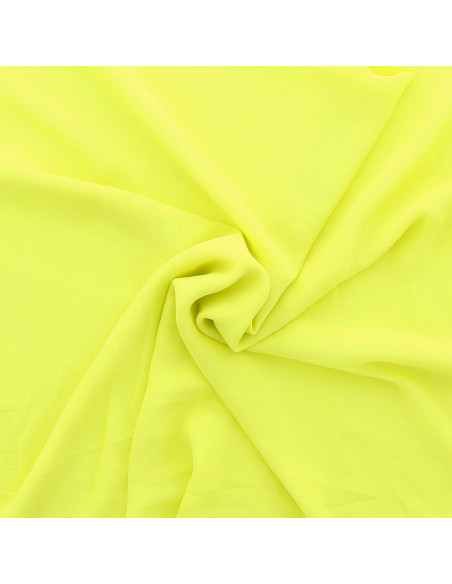 Chiffon fabric - Lemon yellow