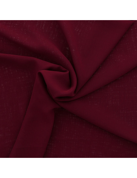 Chiffon fabric - Bordeaux