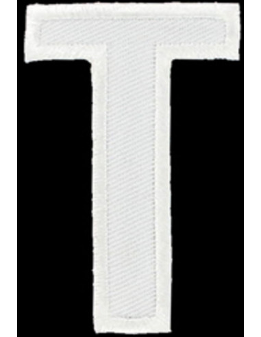 Iron-on patch letter T