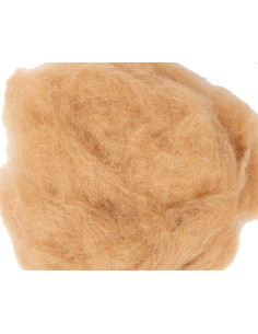 Felting wool - Light brown