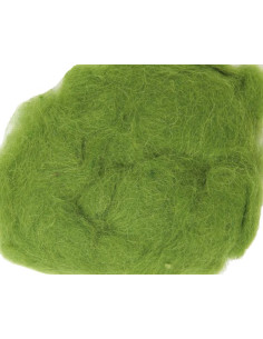 Felting wool - Green