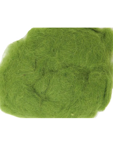 Felting wool - Green