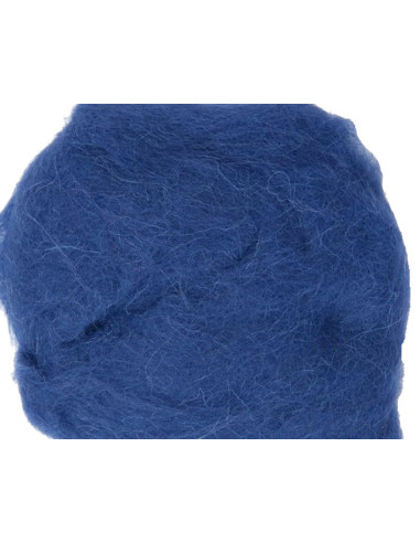 Felting wool - Dark blue