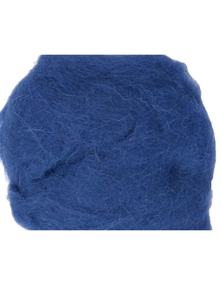 Felting wool - Dark blue
