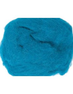 Felting wool - Aqua blue