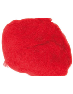 Felting wool - Red