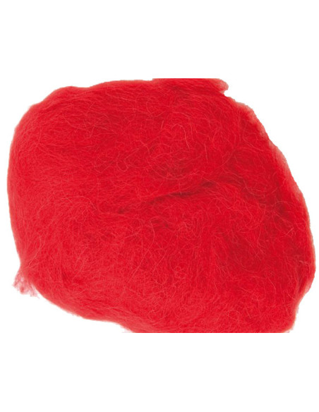 Felting wool - Red