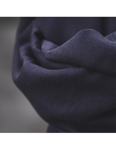 Tencel fabric Smooth Drape Twill - Blueberry