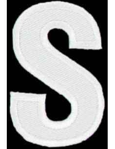 Iron-on patch letter S