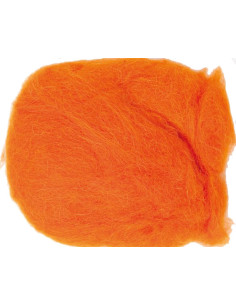Felting wool - Orange