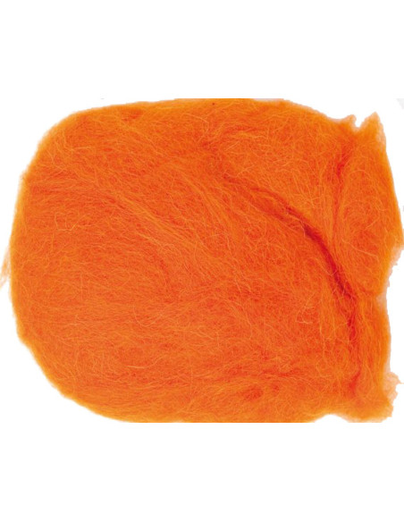 Felting wool - Orange