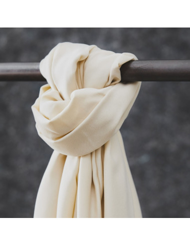Tencel fabric Smooth Drape Twill - Ecru