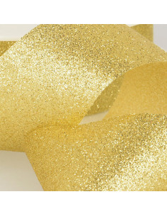 Glitter ribbon - Gold