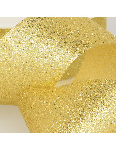 Glitter ribbon - Gold