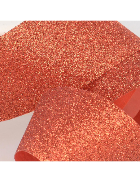 Glitter ribbon - Red