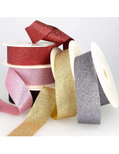 Glitter ribbon - Red 2
