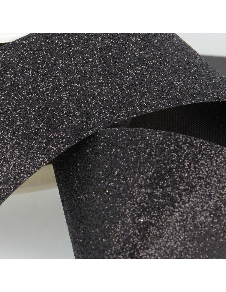 Glitter ribbon - Black