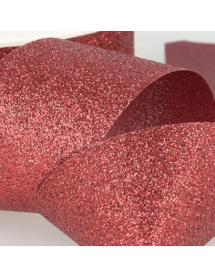 Glitter ribbon - Bordeaux