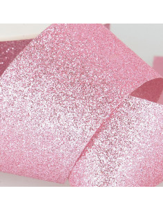 Glitter ribbon - Pink