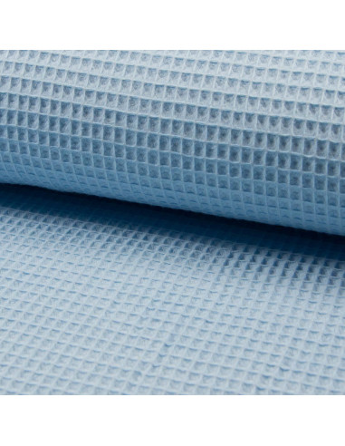 Honeycomb tea towel fabric - Blue