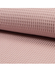 Honeycomb tea towel fabric - Light old pink
