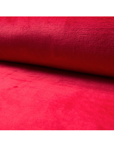 Cuddly plush fabric - Red