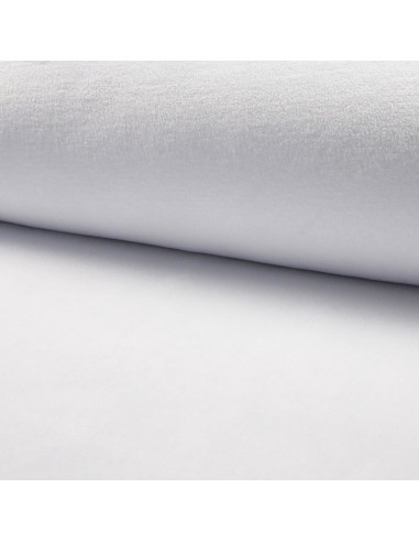 Cuddly plush fabric - White