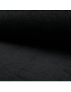 Cuddly plush fabric - Black