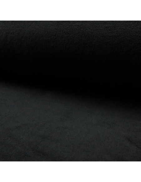 Cuddly plush fabric - Black