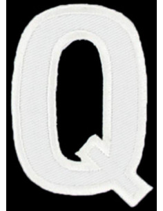 Iron-on patch letter Q