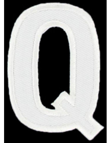 Iron-on patch letter Q