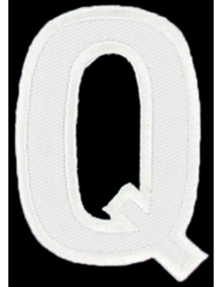 Iron-on patch letter Q