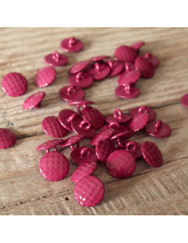 Damier Button - Grenadine