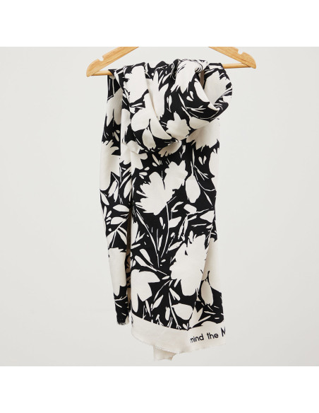 Leia viscose crepe fabric - Ecru