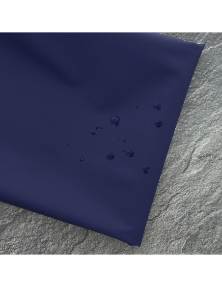 Waterproof canvas fabric for raincoat - Dark blue