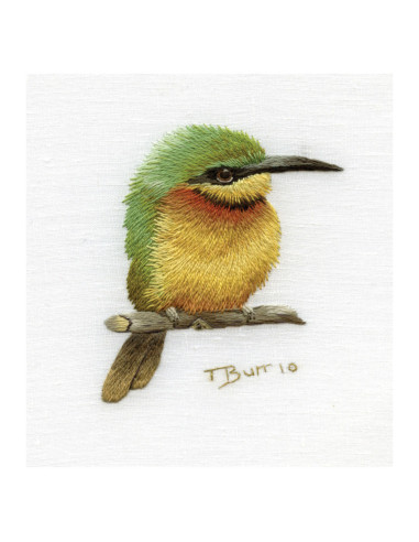 Book transfers in traditional embroidery