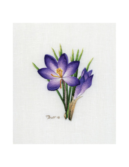 Book transfers in traditional embroidery