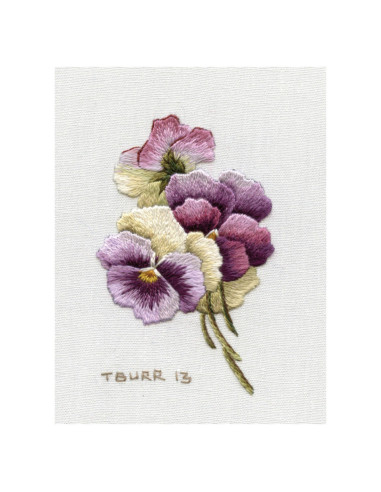 Book transfers in traditional embroidery