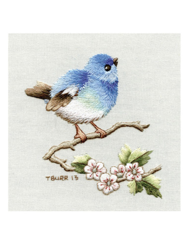Book transfers in traditional embroidery