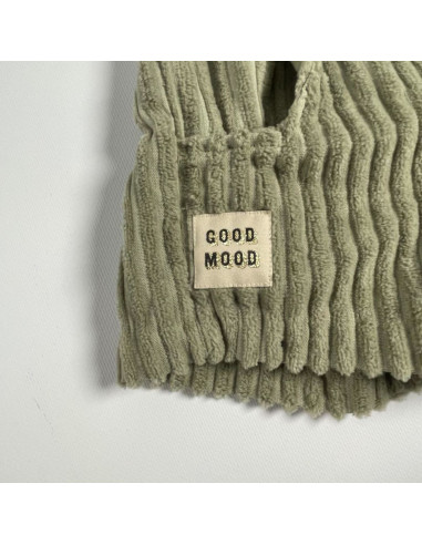 Set of 5 woven labels - Good Mood