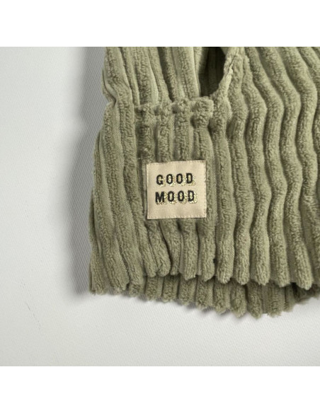 Set of 5 woven labels - Good Mood